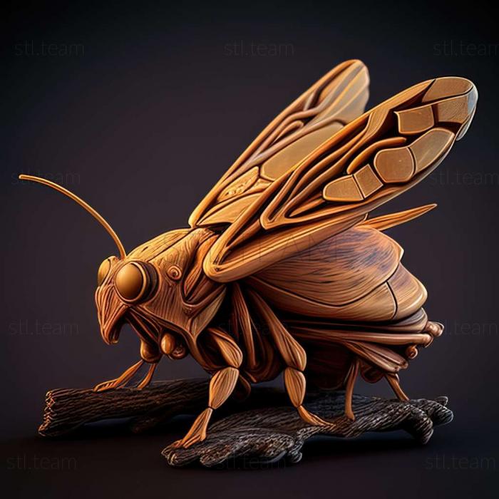 3D model Manduca albiplaga (STL)